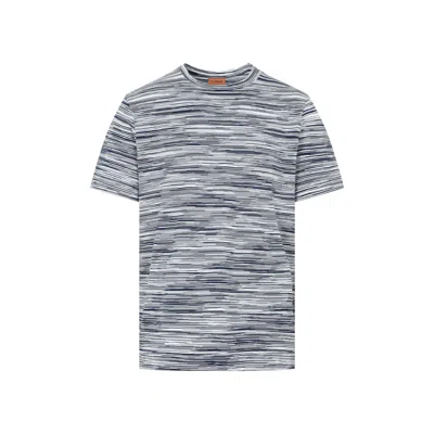 Missoni Embroidered Cotton T-shirt In Animal Print