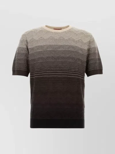 Missoni Men's Embroidered Conto T-shirt In Stripped