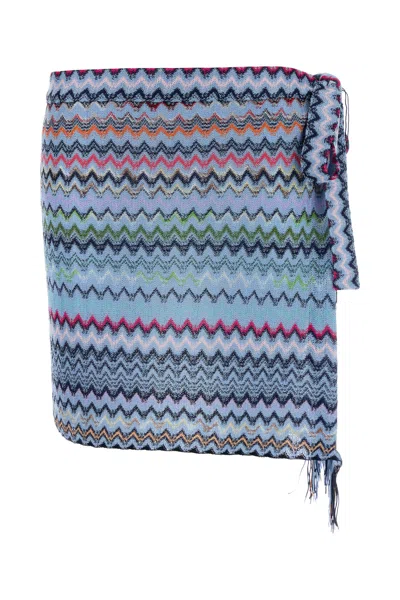 Missoni Embroidered Knit Sarong In Multi