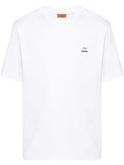 MISSONI EMBROIDERED-LOGO T-SHIRT