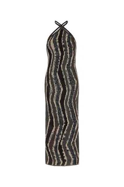 Missoni Embroidered Nylon Blend Dress In White