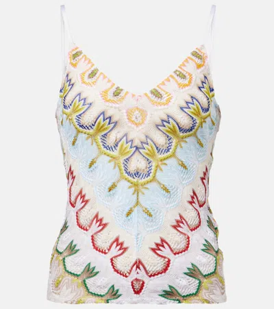 MISSONI EMBROIDERED TANK TOP