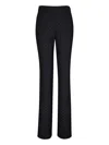Missoni Flared-leg Fine-knit Trousers In Black