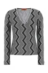 Missoni Embroidered Viscose Blend Sweater In Printed