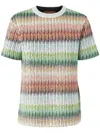 Missoni Women Embroidered Viscose Blend T-shirt In Multi