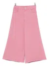 Missoni Embroidered Wide-leg Trousers In Pink