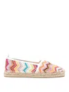 Missoni Chevron-pattern Espadrilles In Multi