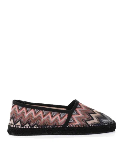 MISSONI ESPADRILLAS SLIP ON IN TESSUTO CHEVRON