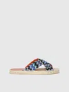 Missoni Espadrilles With Rope Sole And Cross-over Straps In Multi
