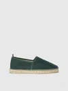 Missoni Zig Zag Pattern Espadrilles With Rope Sole In Green