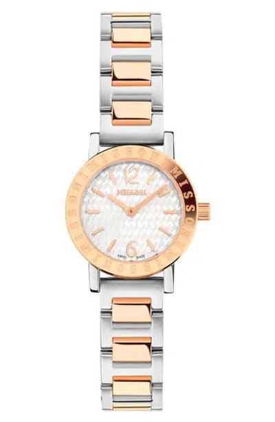 Missoni Estate Two-tone Bracelet Watch, 27mm In Gold