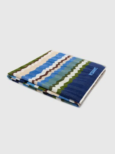 Missoni Eva Beach Towel In 100% Cotton 180x100 Cm In Multi
