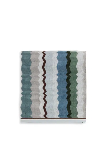 Missoni Eva Beach Towel In Blue
