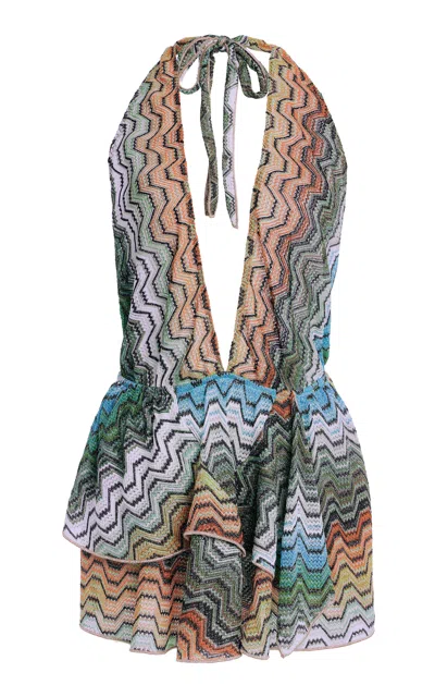 Missoni Exclusive La Isla La Isla Halter Mini Dress In Multi