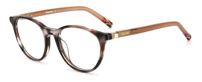 Missoni Eyeglasses In Brown Grey Striated