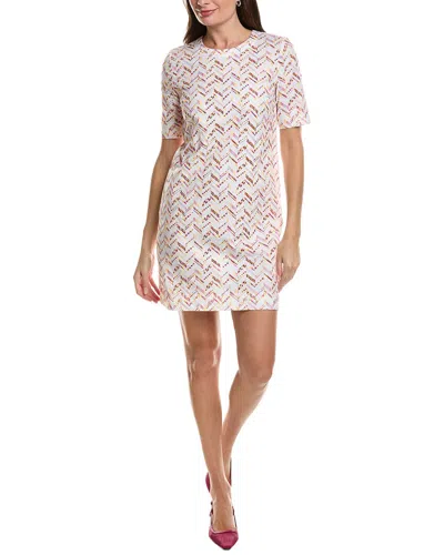 Missoni Eyelet Shift Dress In Neutral