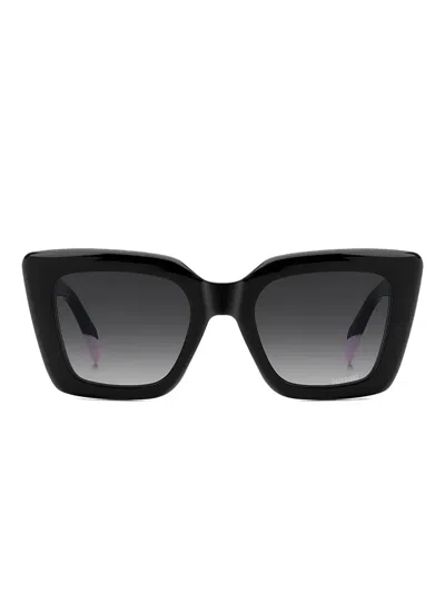 Missoni Eyewear 方形镜框太阳眼镜 In Black