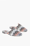 Missoni Fabric Alicudi Mules With Zig Zag Motif In Multi