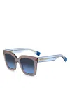 Missoni Full Frame Sunglasses In Multi/blue Gradient