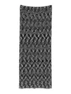 Missoni Maxi Skirt With Textured Floral Pattern In Brown And Black In Black