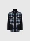 Missoni Field Jacket With Zigzag Pattern In Black
