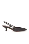 Missoni Fiona Wave Lurex Slingback In Black