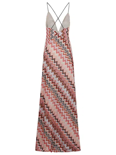 Missoni Fitted Sleeveless Long Dress