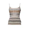 MISSONI MISSONI FITTED TANK TOP IN TEXTURED LAMÉ VISCOSE
