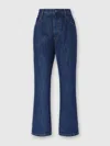 Missoni Five-pocket Cotton Bootcut Jeans In Blue