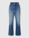 Missoni Five-pocket Mid-rise Washed Denim Pants In Blue