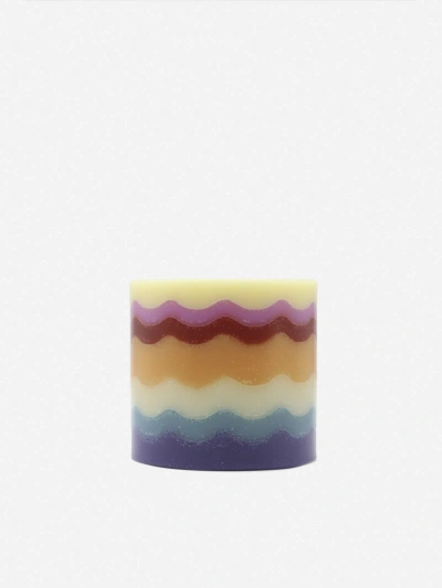 Missoni Flame Candle With Multicolor Motif