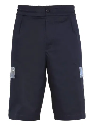 Missoni Flap-pocket Shorts In Blue