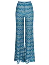 Missoni Flare Pants In Blue