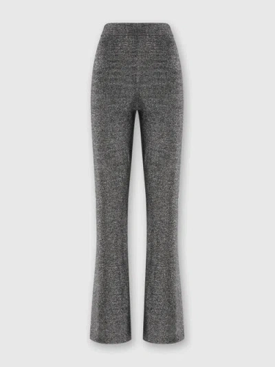 MISSONI MISSONI FLARE TROUSERS IN GLITTER-EFFECT VISCOSE