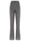 Missoni Flare Trousers In Glitter-effect Viscose In Grey