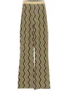 Missoni Zigzag-woven Trousers In Black  