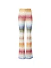 Missoni Mid-rise Flared Pants In Multi