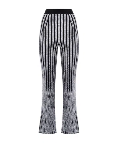 Missoni Flared Casual Pants In Gray