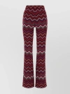 Missoni Synthetic Fibers Trousers In Purple