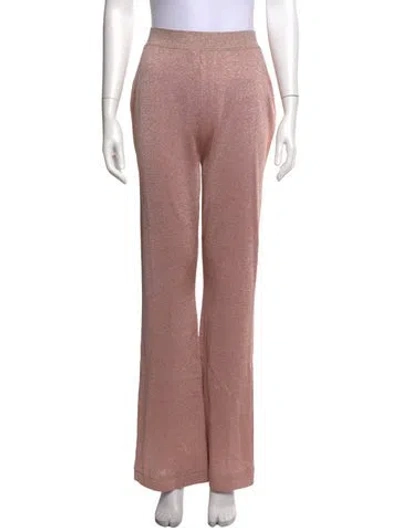 Pre-owned Missoni Flared Pants W/ Tags In Pink