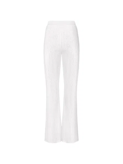 Missoni Flared Trousers In White