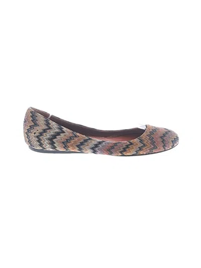 Pre-owned Missoni Flats In Tan