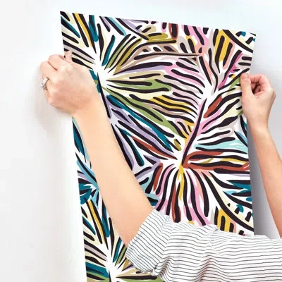 Missoni Flora Wallpaper In Blue