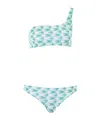 Missoni Patterned Swimsuit In Blue