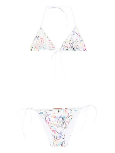 Missoni Floral-print Bikini In Multi
