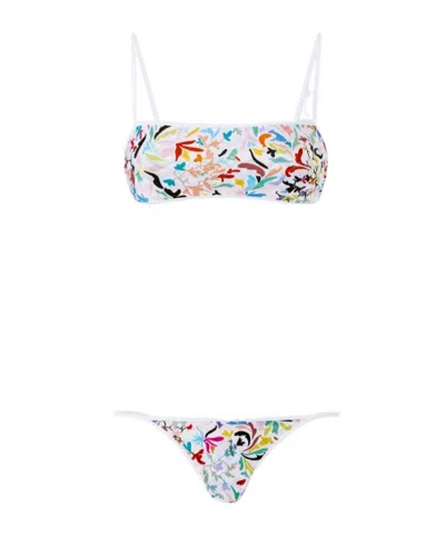 Missoni Floral-print Bikini In Multi