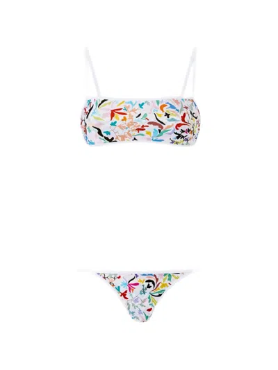 Missoni Floral-print Bikini In Multi