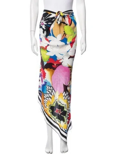 Pre-owned Missoni Floral Print Robe W/ Tags In Multi
