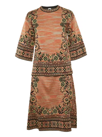 Pre-owned Missoni Floral-print Shift Dress