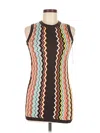 Missoni For Target Sleeveless Top Brown Halter Neckline Tops In Brown